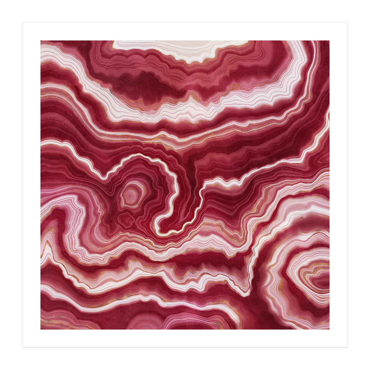 Red Agate Texture 10 (Print Only)