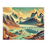 Vintage Argentina, Patagonia Glaciers Poster (Print Only) thumbnail