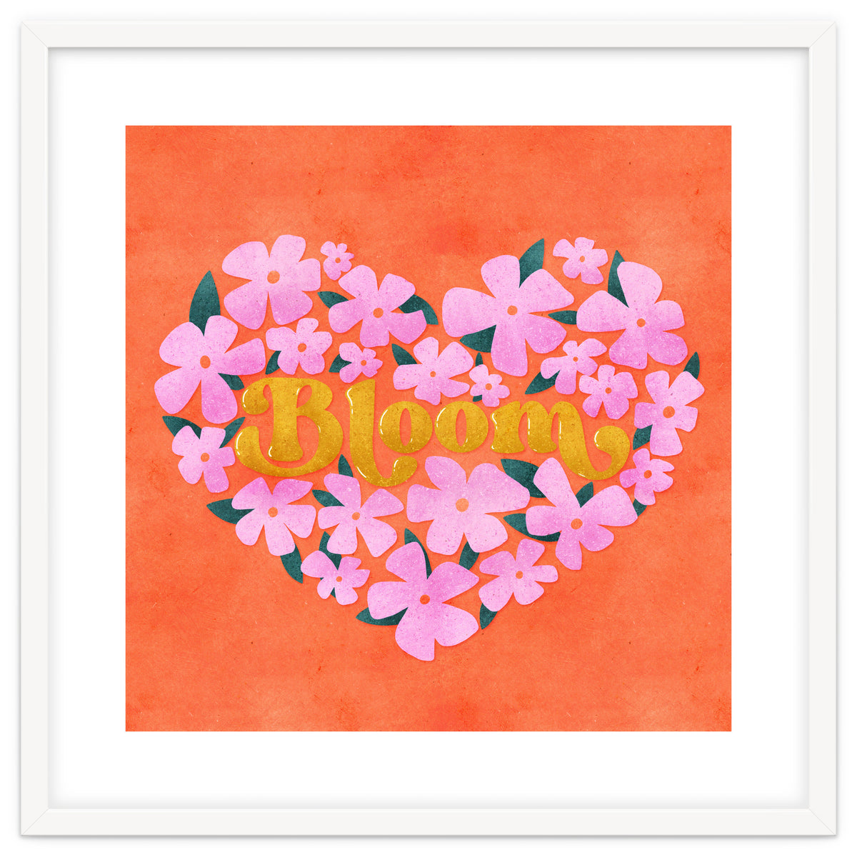 Bloom Floral Heart