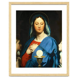 Jean Auguste Dominique Ingres / 'The Virgin Mary Prays to the Host', 1866. thumbnail