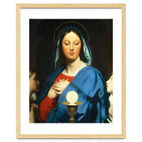 Jean Auguste Dominique Ingres / 'The Virgin Mary Prays to the Host', 1866.