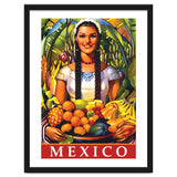 Mexico, Woman With Fruit Basket thumbnail