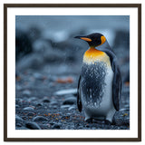 King Penguin Standing In The Rain thumbnail