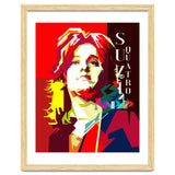Suzi Quatro Rock N Roll Blues Singer Musician Pop Art WPAP thumbnail
