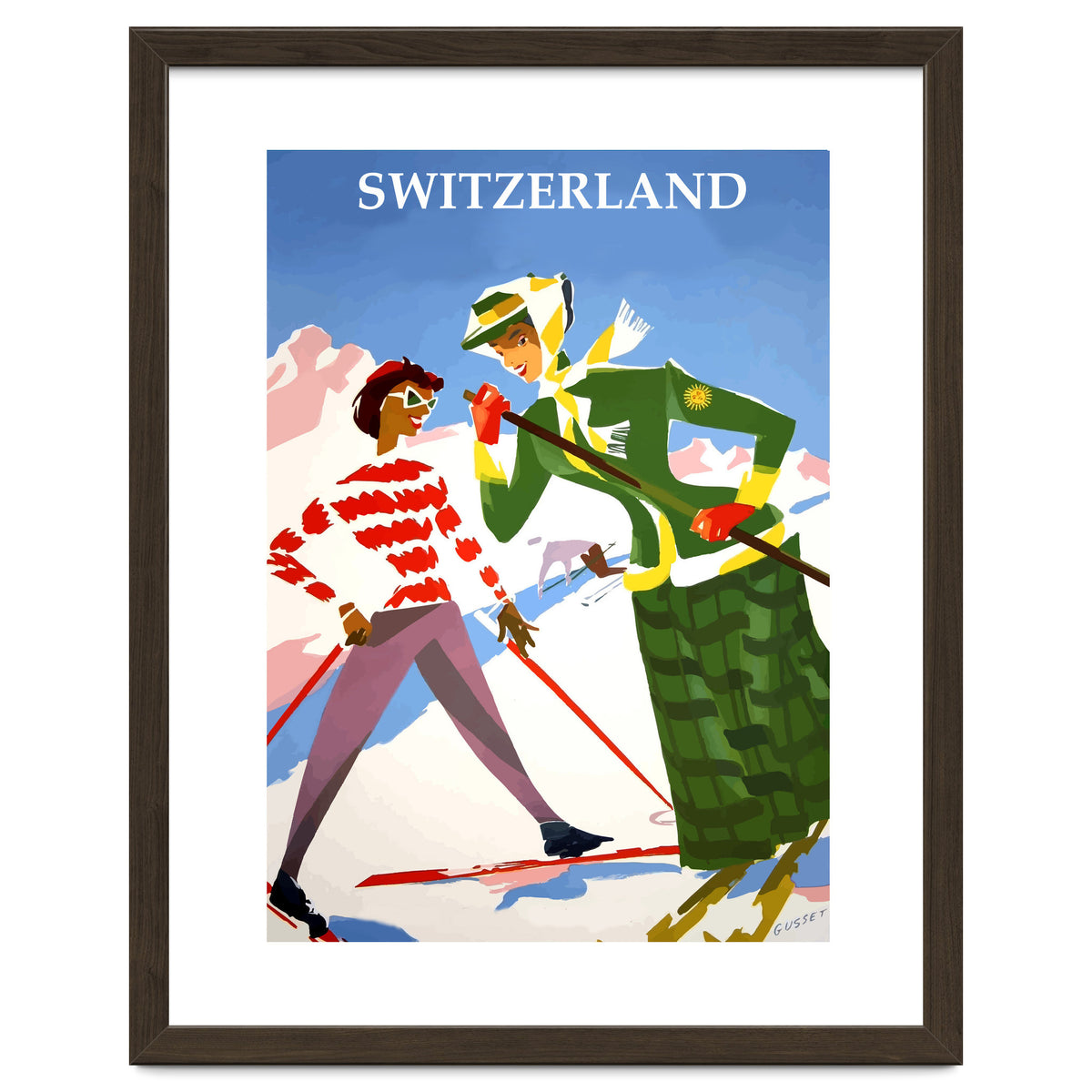 Skiing in Switzerland