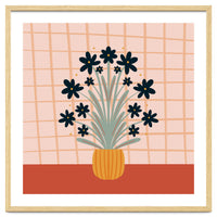 Floral Vase Orange