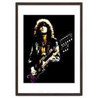 Jimmy Page American Musician Legend in Pop Art