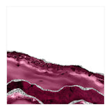 Burgundy & Silver Agate Texture 10 (Print Only) thumbnail