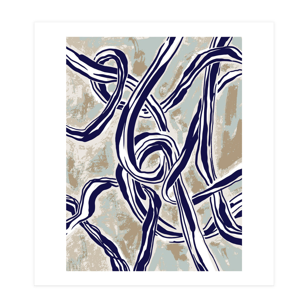 Follow the lines Abstract knots (Print Only)