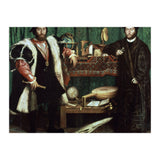 Germany school. The Ambassadors (with anamorphosis in the lower part of the painting). 1533. Oil ... (Print Only) thumbnail