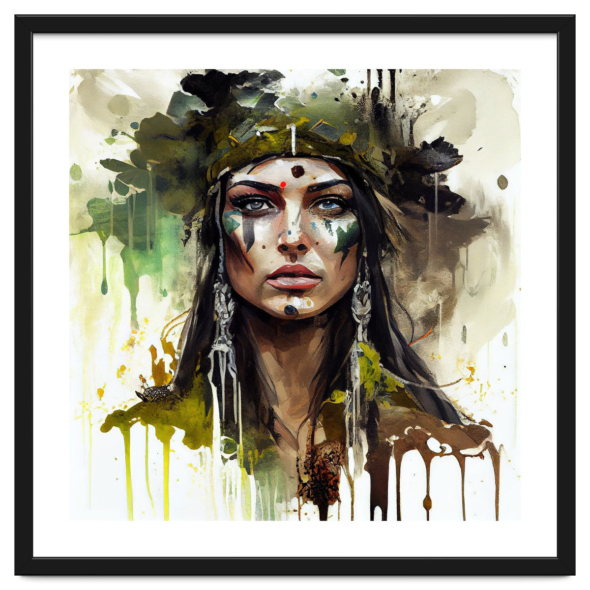 Ceremonial Druid Warrior Portrait