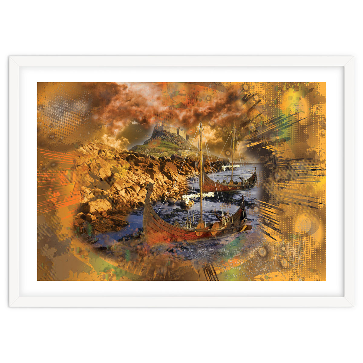 Lindesfarne Viking Raid 793 AD