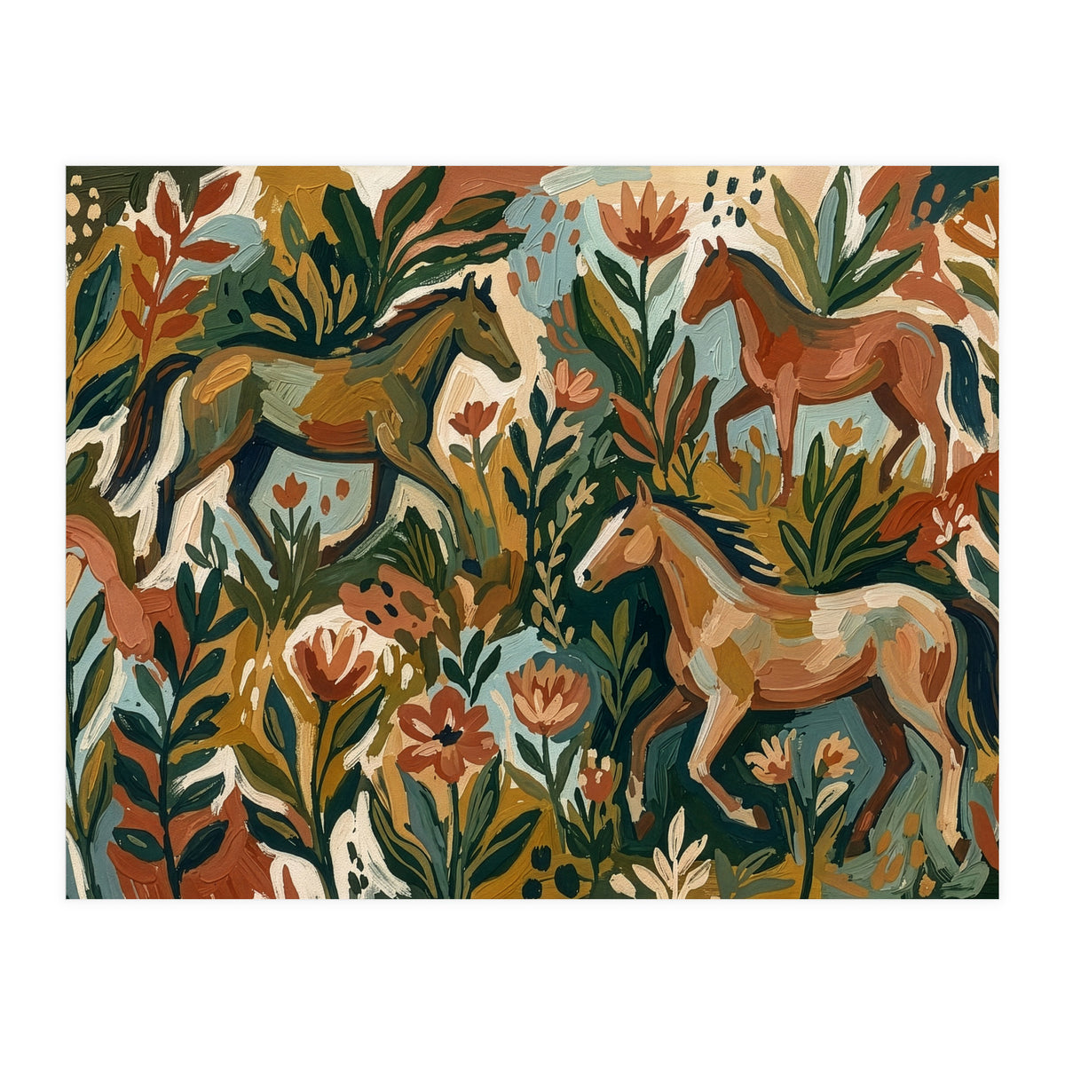 Galloping Meadow Serenity (Print Only)