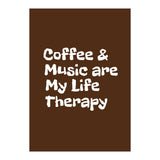 Coffee and books are my life therapy (Print Only) thumbnail