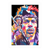 Jimi Hendrix wpap art (Print Only) thumbnail