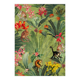 Monkeys In Tropical Jungle Paradise (Print Only) thumbnail
