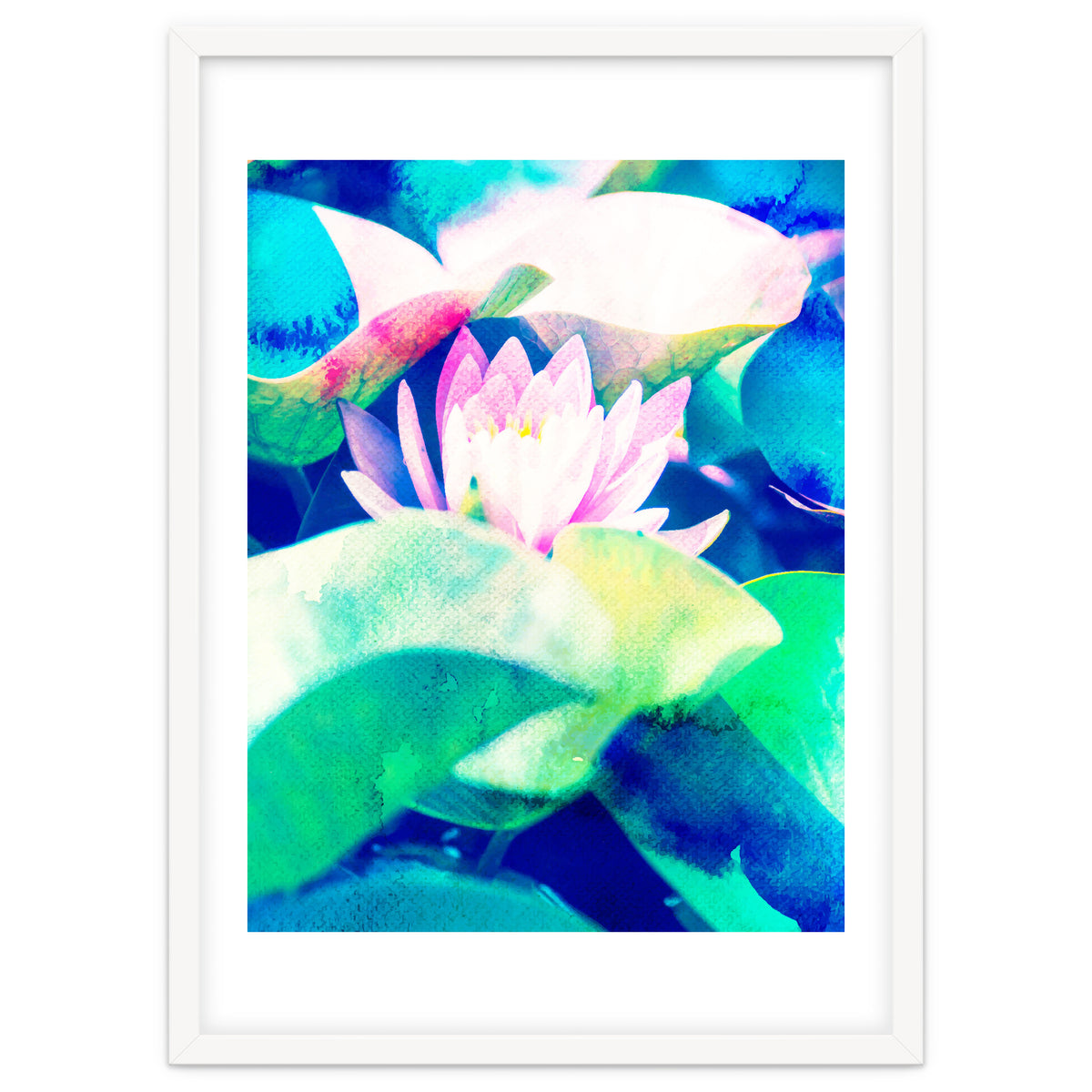 Watercolor Lotus