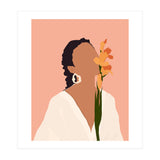 Fervor, Depth Of Feeling, Love Affection Lust Crush, Bohemian Woman Longing Pastel (Print Only) thumbnail