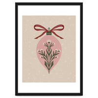 Christmas Floral Globe