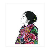 Embroidery Realistic Digital Embroidery Fashion Illustration Art Print Viddy Pop Studio Mood Room (Print Only) thumbnail