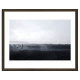 Tourists on the black sand beach - Iceland thumbnail