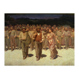 Giuseppe Pellizza da Volpedo / 'The Fourth State', 1901, Oil on canvas, 293 × 545 cm. (Print Only) thumbnail