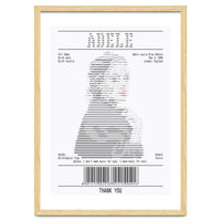 Receipt Art Adele