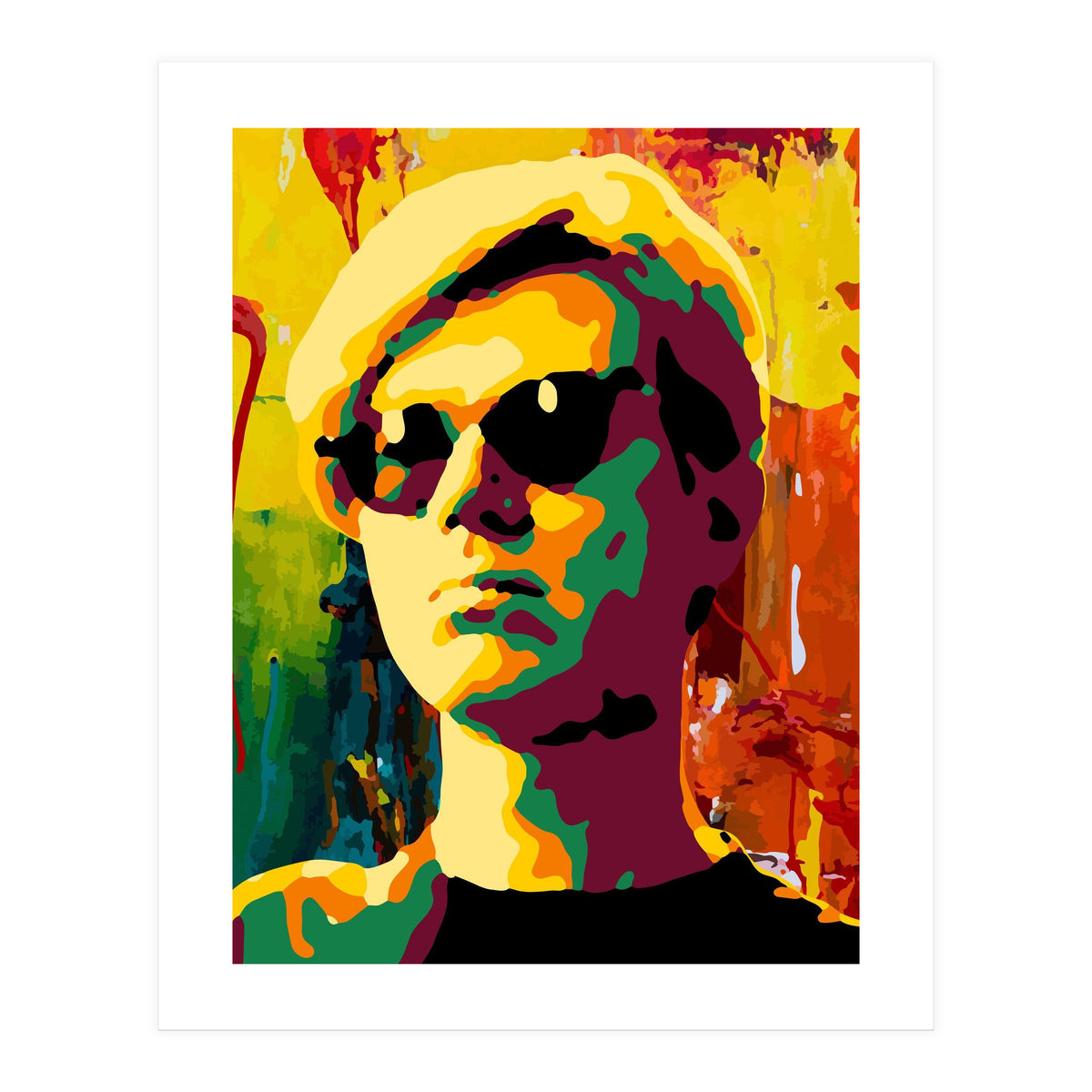 Andy Warhol Abstract  (Print Only)
