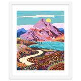Alice In Wonder Valley, Nature Landscape Floral Positivity Meadow, Mountains Travel Pastel Bohemian Eclectic Spring, River Hope Vintage Good Vibes thumbnail