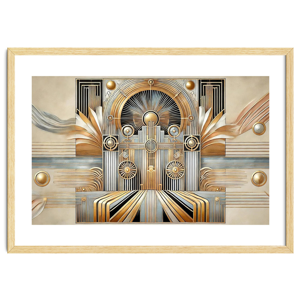 Art Deco Gold Architecture