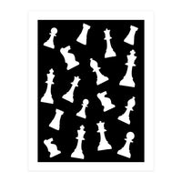 Chess Game Pieces  (Print Only)