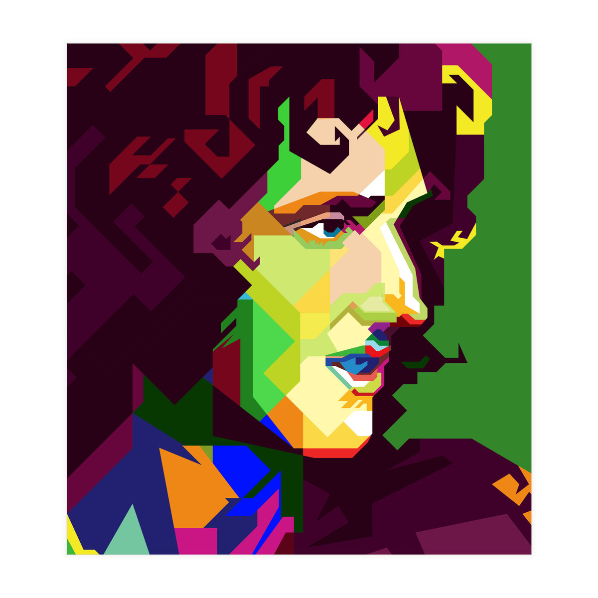 Brian Harold May Pop Art WPAP (Print Only)