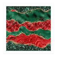 Christmas Glitter Agate Texture 06  (Print Only)