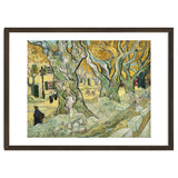 VINCENT VAN GOGH: The Road Menders. Date/Period: 1889. Painting. Oil on canvas. thumbnail