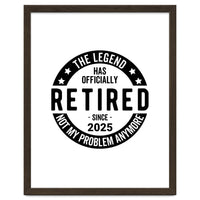 The Legend Has Officially Since 2025 Funny Retirement