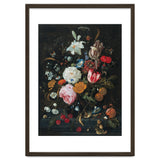 Jan Davidsz. de Heem (Utrecht, 1606-Amberes, 1683/4). Flowers in a glass Vase with Fruit (ca. 166... thumbnail