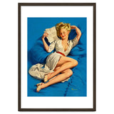 Pinup Sexy Girl Reading A Love Letter thumbnail
