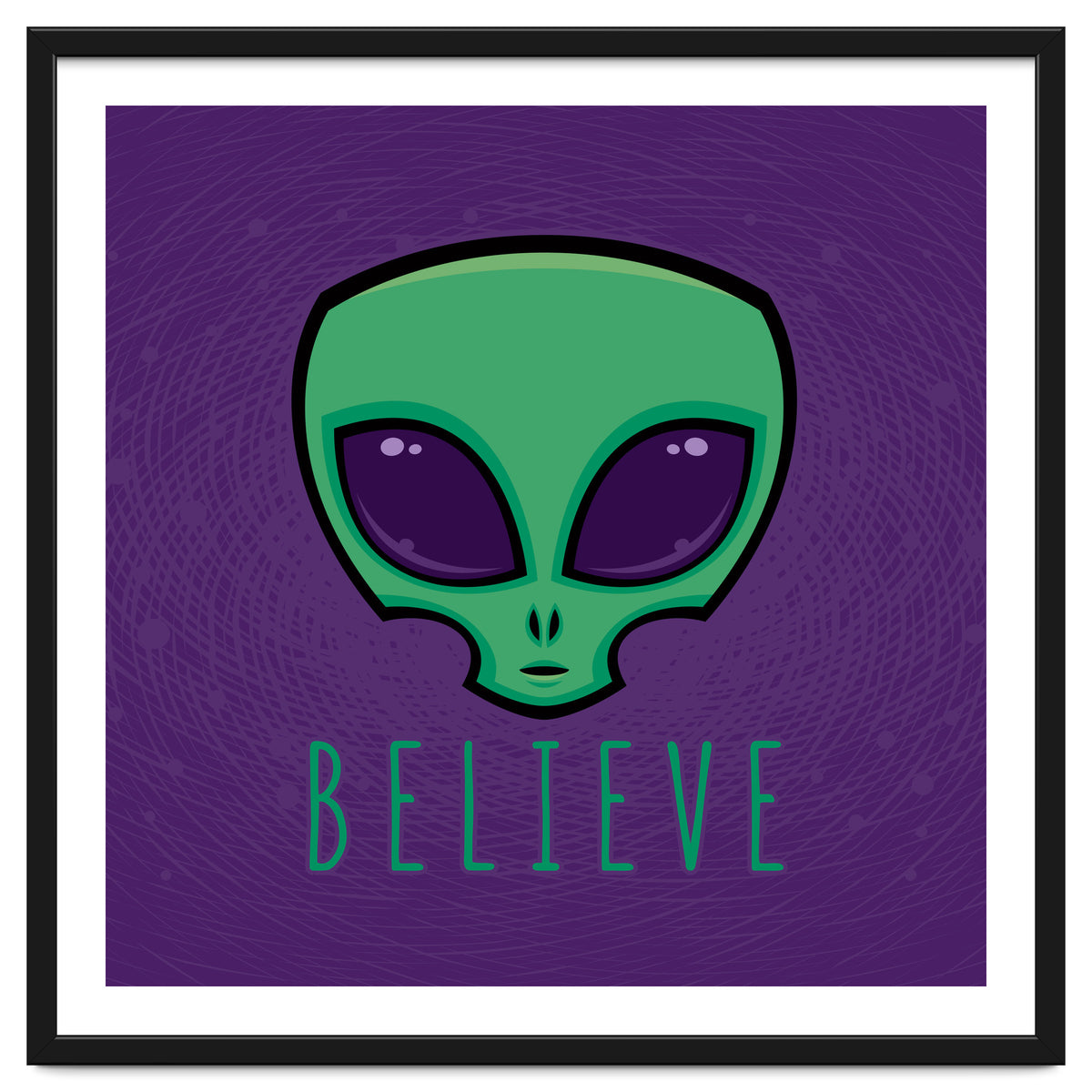 Believe Alien Head