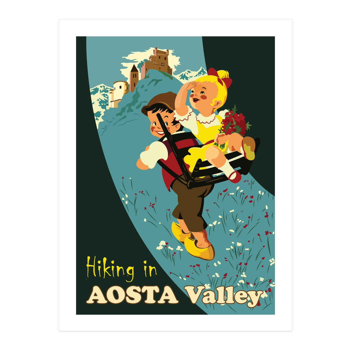 Hiking In Aosta Valley (Print Only)