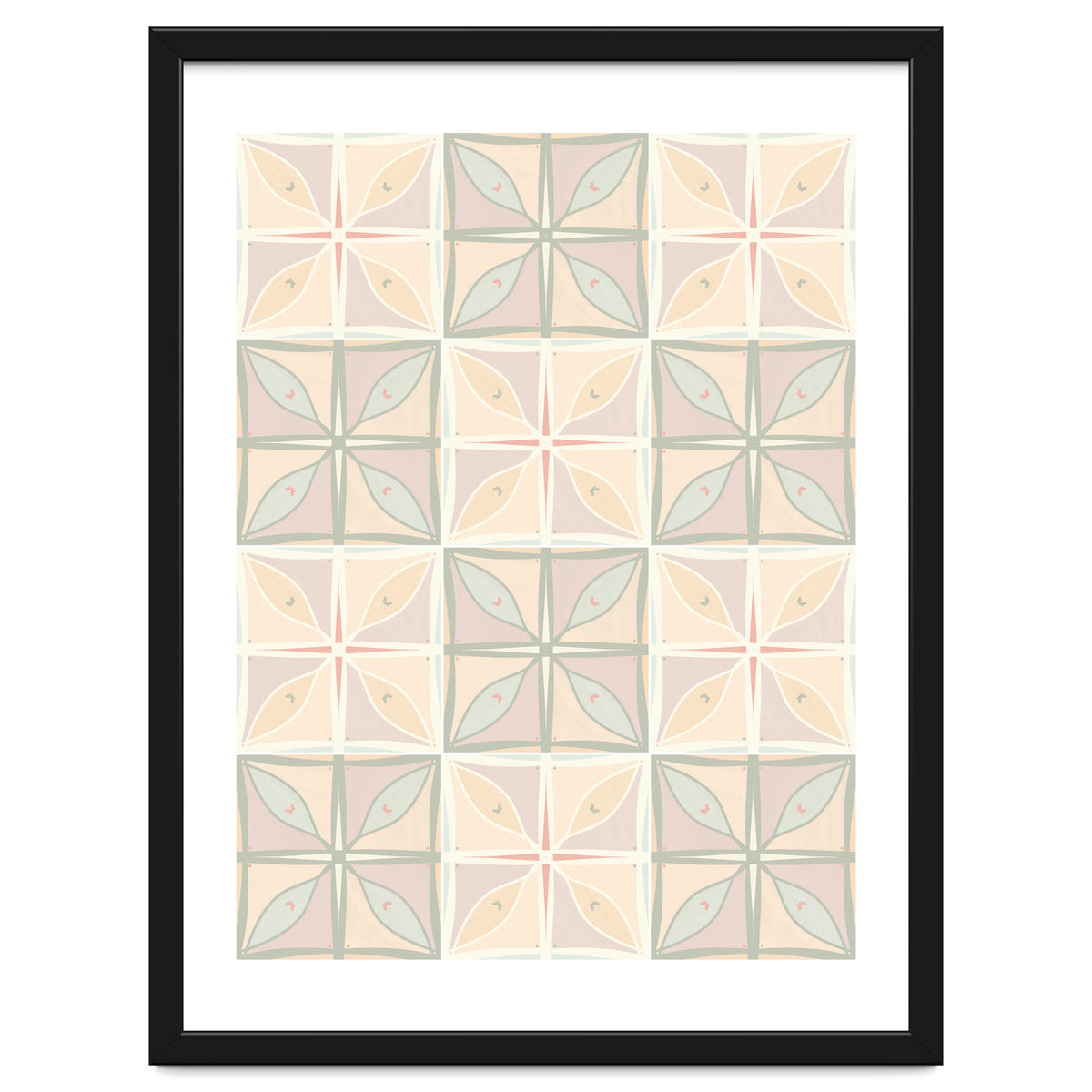 Old Style Pastels Kitchen Tiles