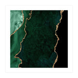 Emerald & Gold Agate Texture 04 (Print Only) thumbnail
