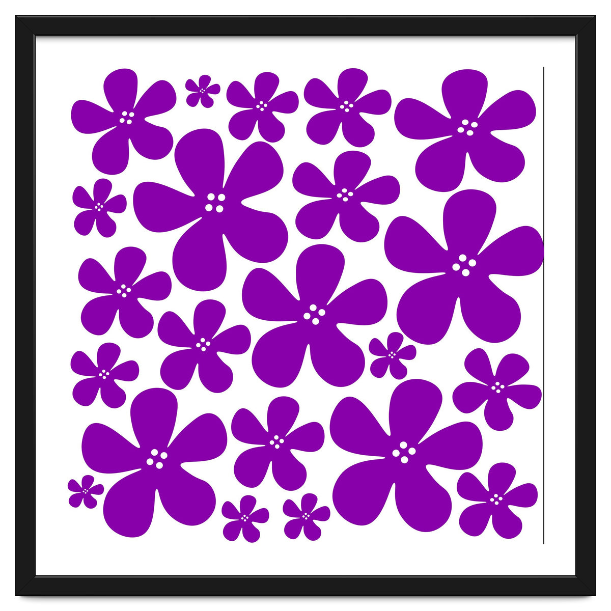 Purple Flowers Pattern