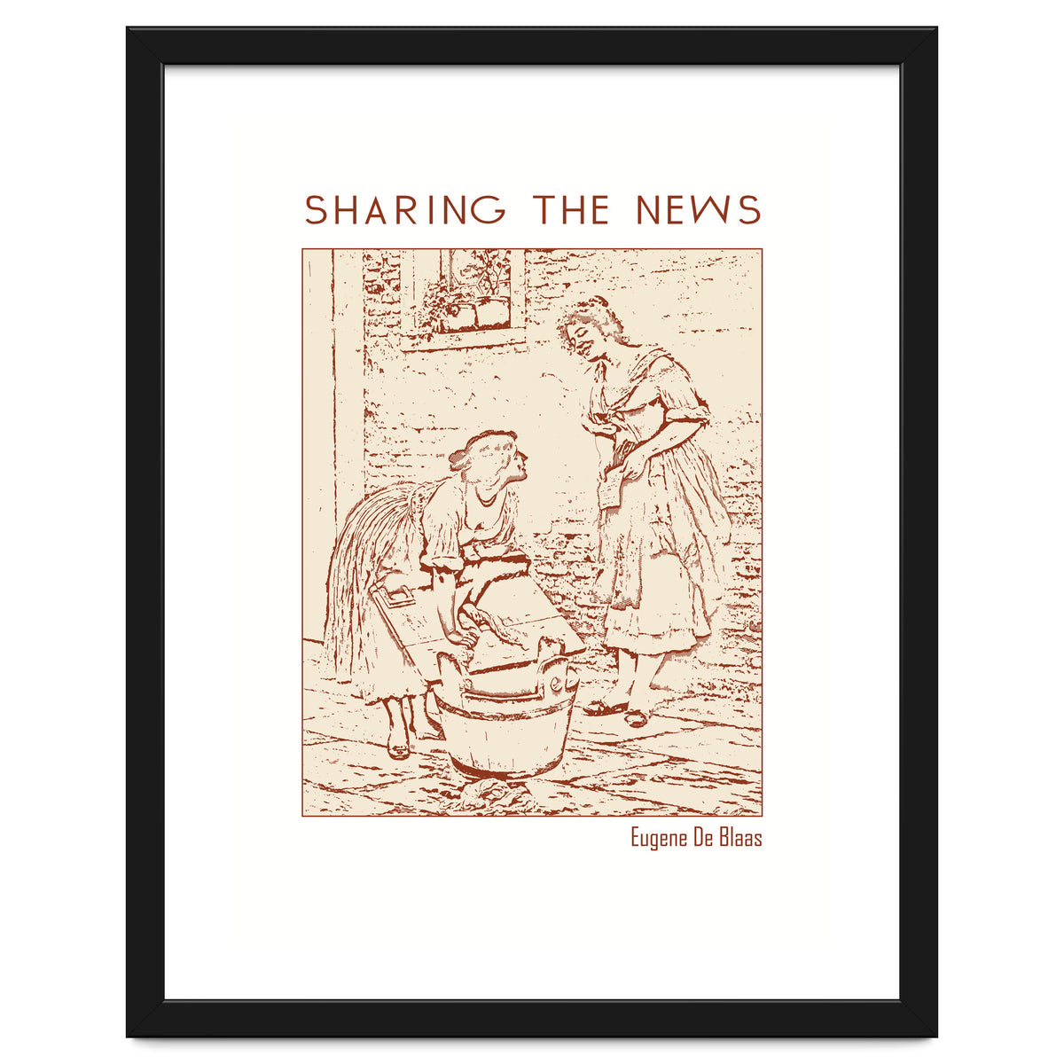 Sharing The News – Eugene De Blaas