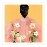Girl Holding Flowers 2 (Print Only) thumbnail
