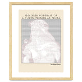 Idealised Portrait of a Young Woman as Flora – Bartolomeo Veneto (ascii art) thumbnail