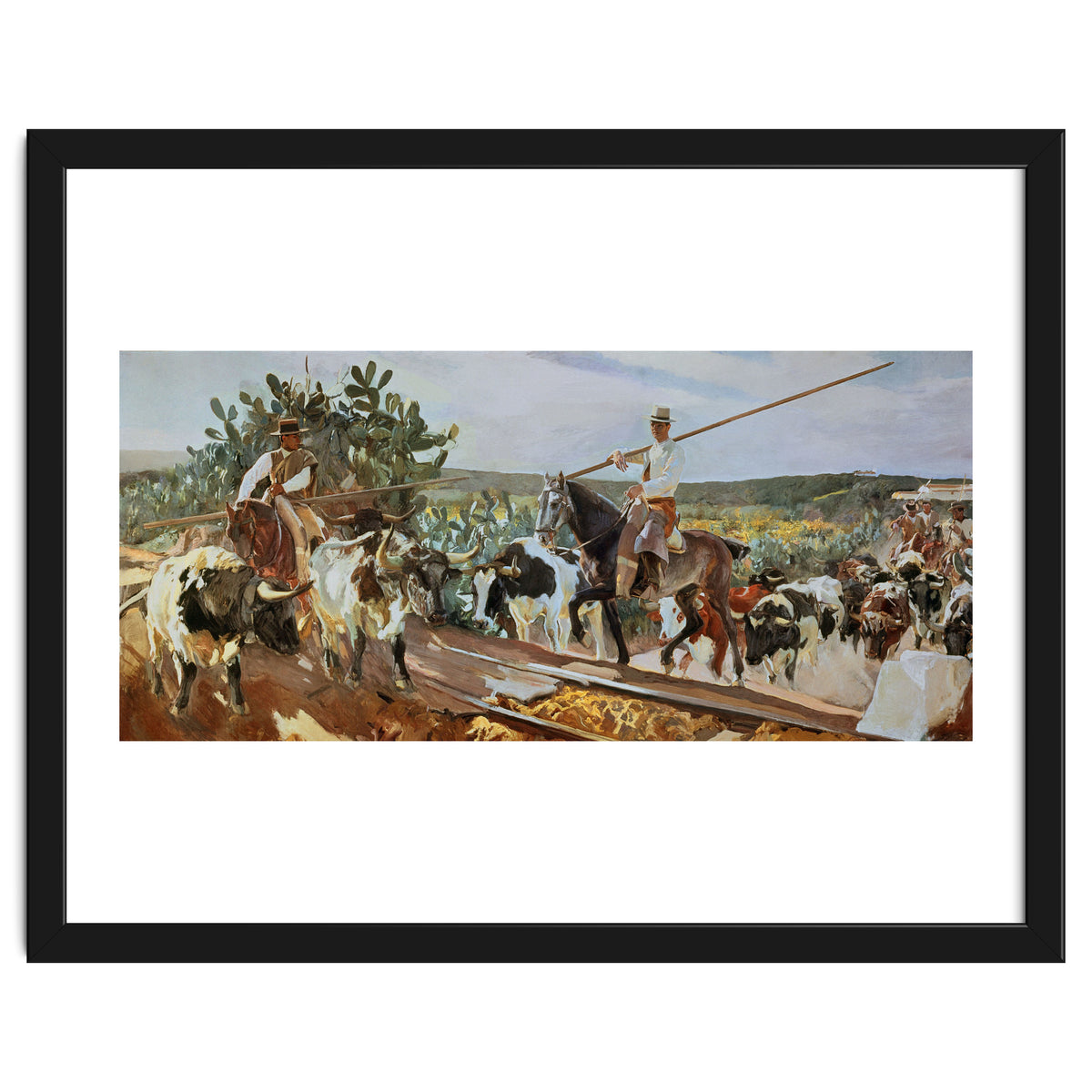 'Andalusia, The Round Up', 1914, Oil on canvas, 358 x 766,5 cm.