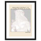 Idealised Portrait of a Young Woman as Flora – Bartolomeo Veneto (ascii art) thumbnail