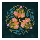 Floral Moths and Moon (Print Only) thumbnail