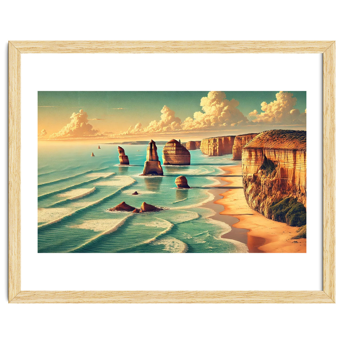 Vintage Australia, Great Ocean Road Poster
