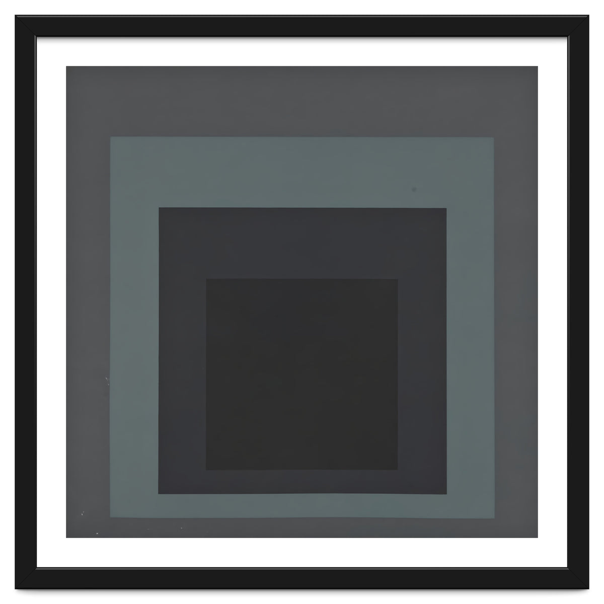 JOSEF ALBERS - HOMAGE TO THE SQUARE BLACK GREY